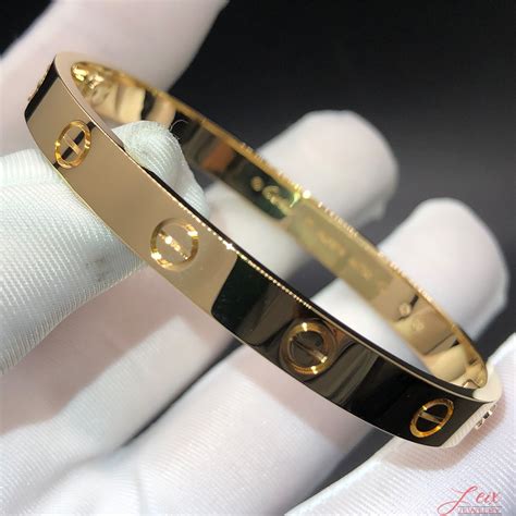 cartier gold bracelet|solid gold cartier bracelet.